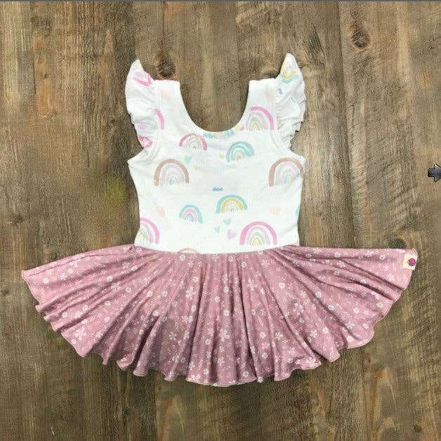 Cheeky Plum - Wholesale Leotard – Child - Farrah Leotard - Over the Rainbow7