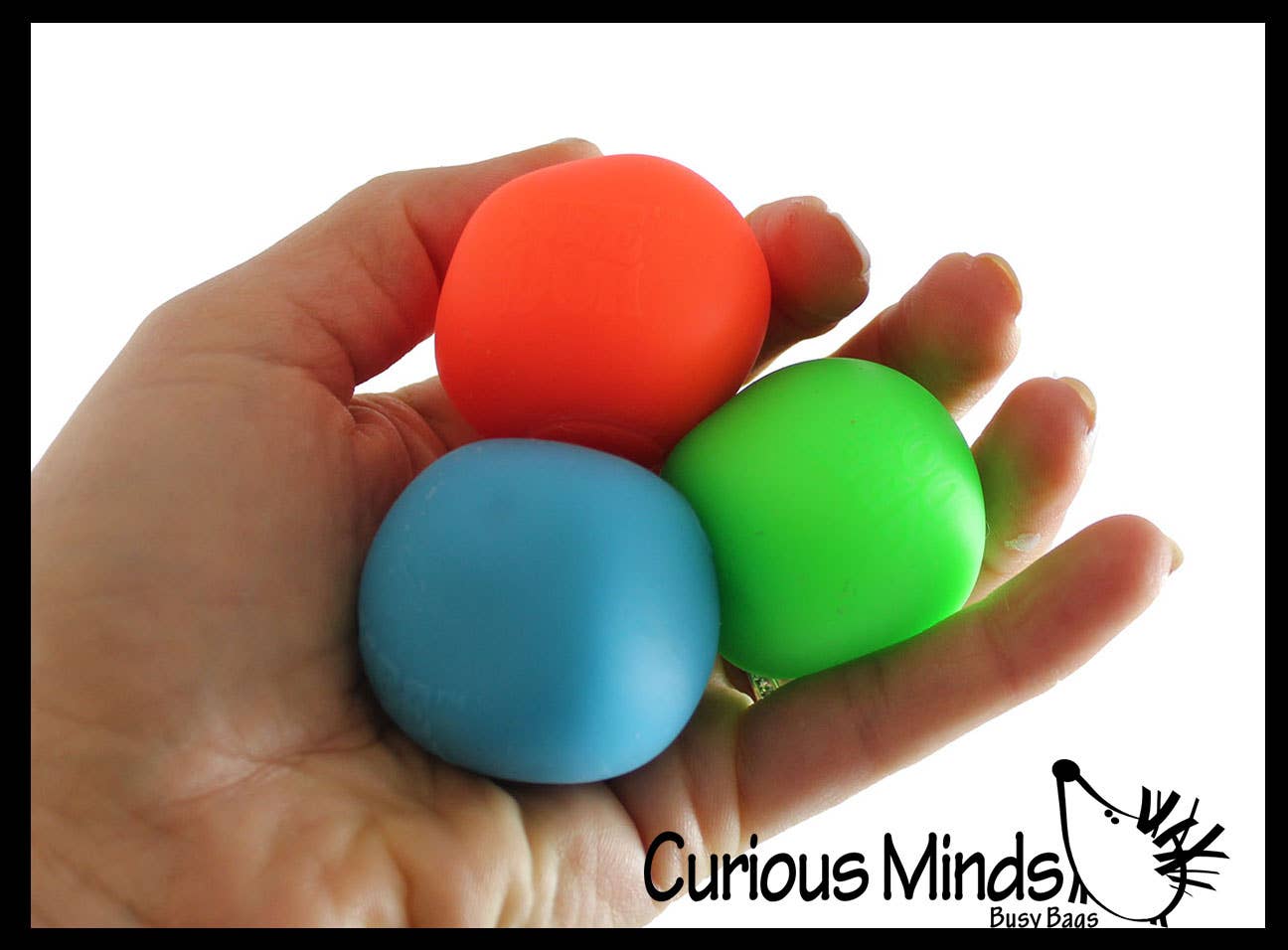 Curious Minds Toys - Wholesale Squishy Toy - Kids & Baby - Nee-Doh 3 Teenie Tiny Nee-Doh 3 Pack Soft Doh Balls Needoh6