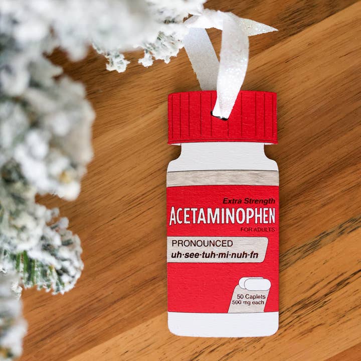 Pill Bottle Holiday Ornament - Christmas for wholesale by Le Chic Miami
