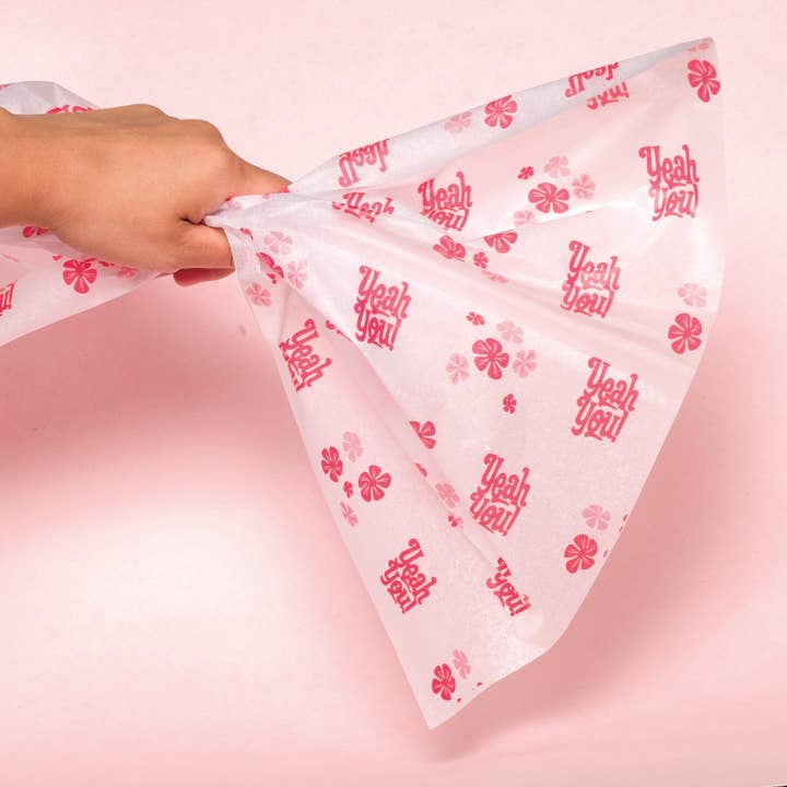 Carta velina Yeah You, confezione da 8 fogli per la vendita all'ingrosso da parte di Formidably Impressed