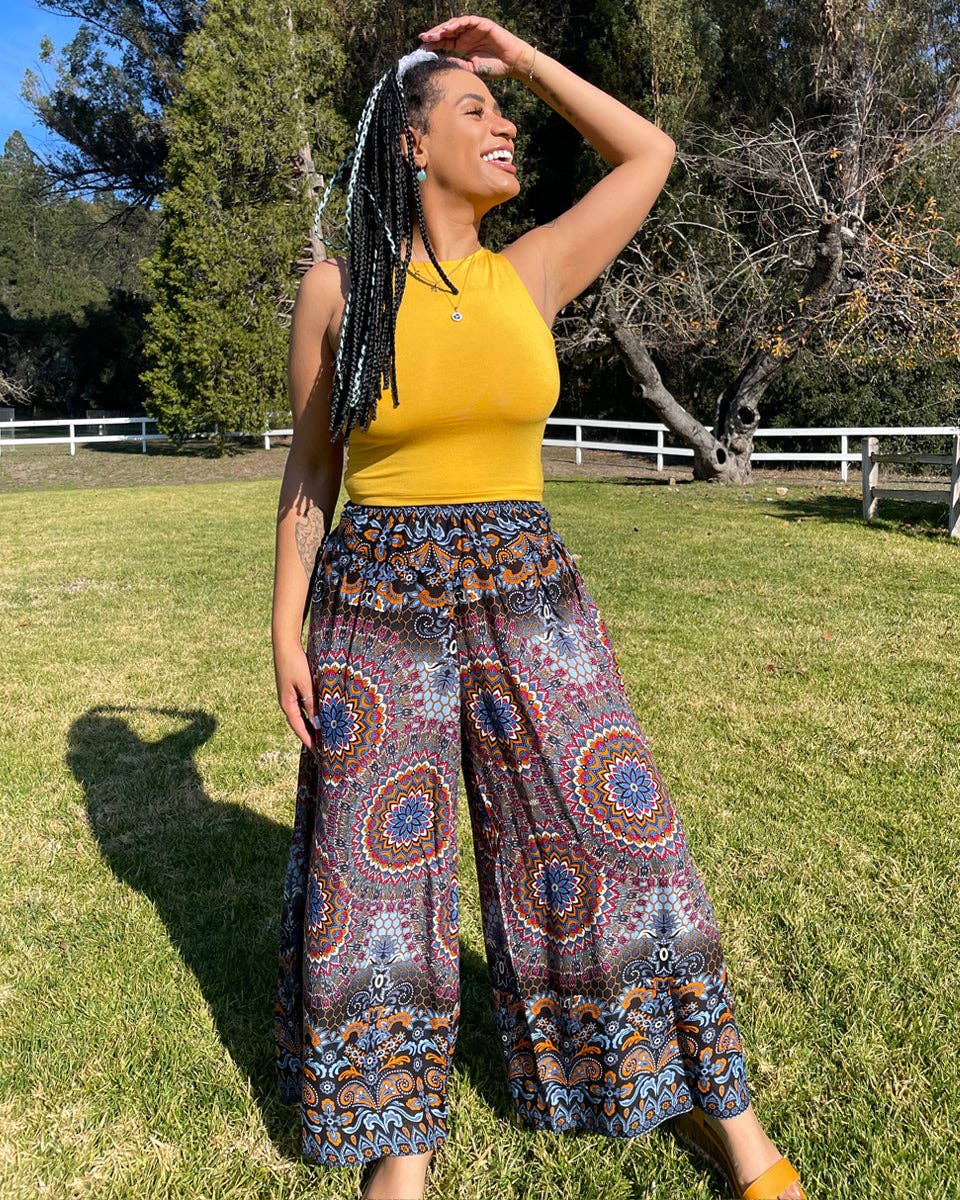 Zig Zag Asian Collection - Wholesale Pants - Women's - Shiva Mandala Pants12