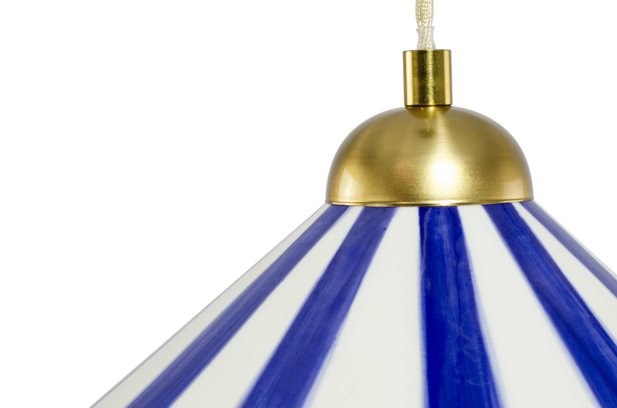 C-Création – wholesale Ljuskrona/hängande ljus – Handgjord tvåfärgad keramikhängare Praya10