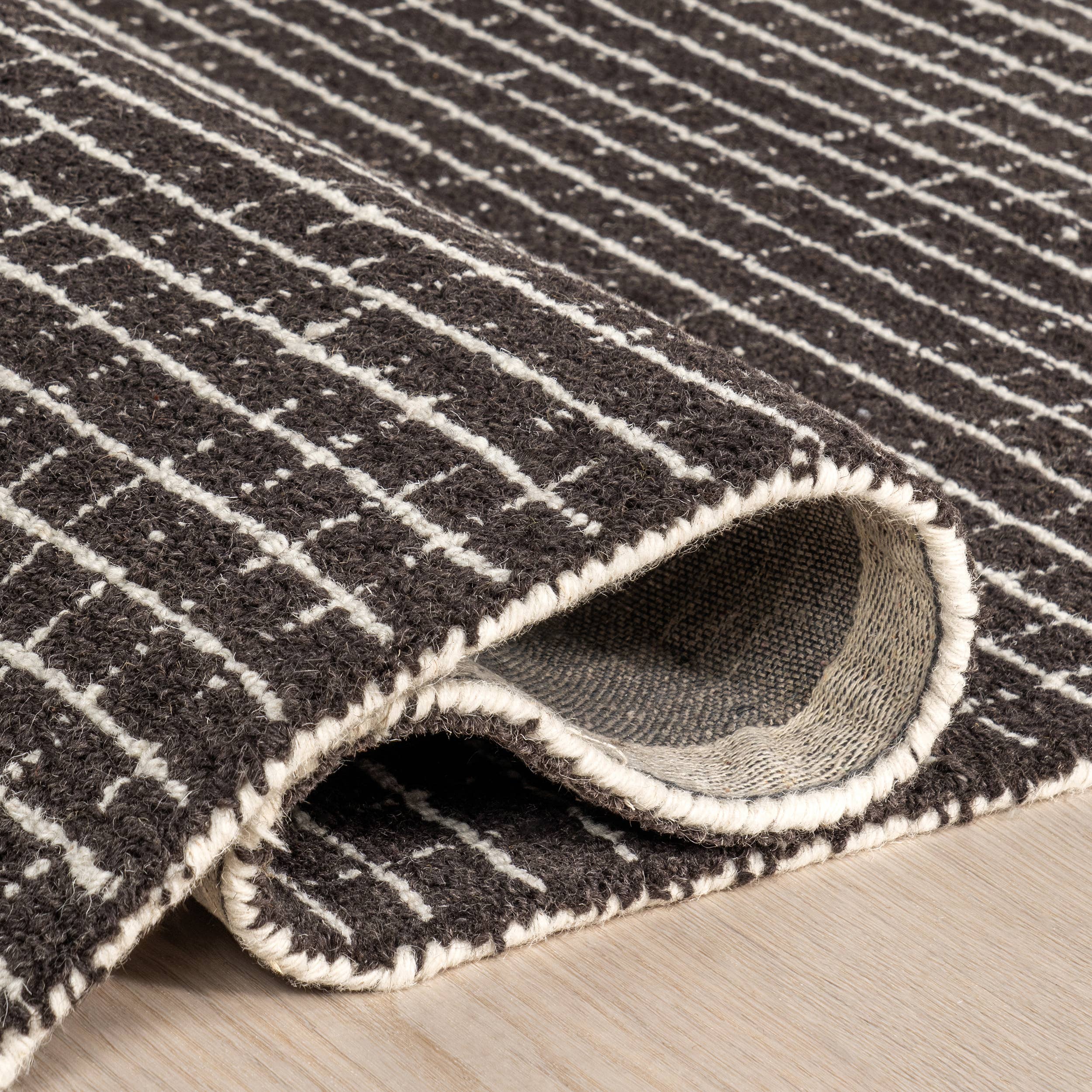 RUGS USA - Wholesale Area Rug - Melrose Checked Wool Area Rug7