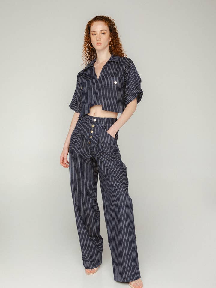 S150 OVETTO SPIJKERBROEK voor wholesale door Giovanna Nicolai