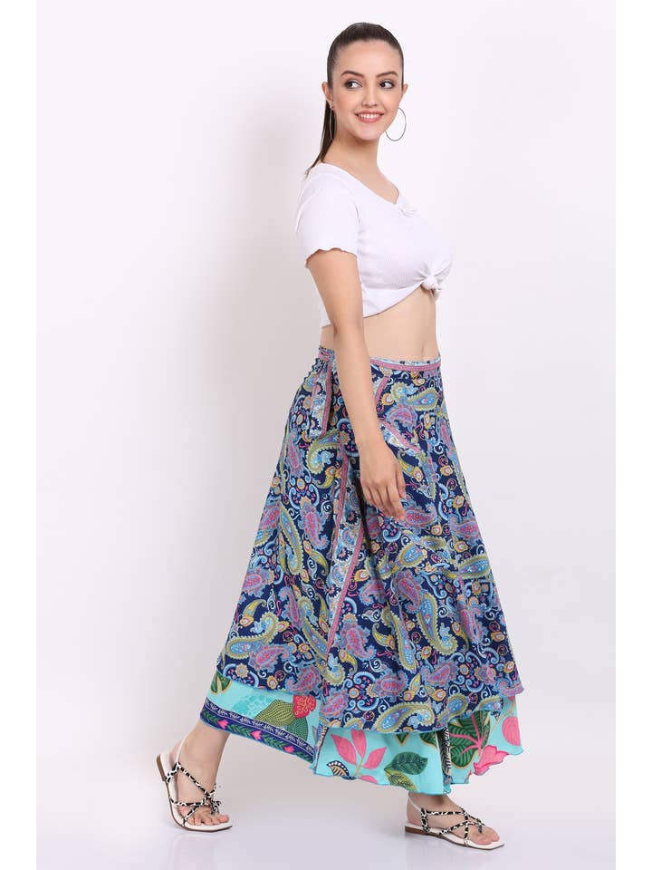 Wevez - Wholesale Skirt - Women's - Women Plus Size Magic Wrap Skirt Wholesale Mix lot BeachWear16