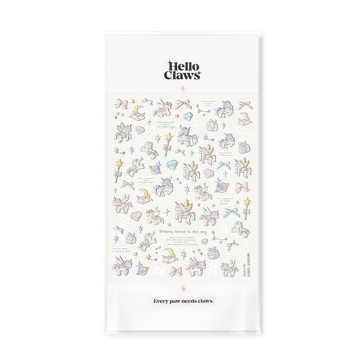 Hello Claws | Unicorn Dream Nail Deco Sticker for wholesale by Hello Claws Limited