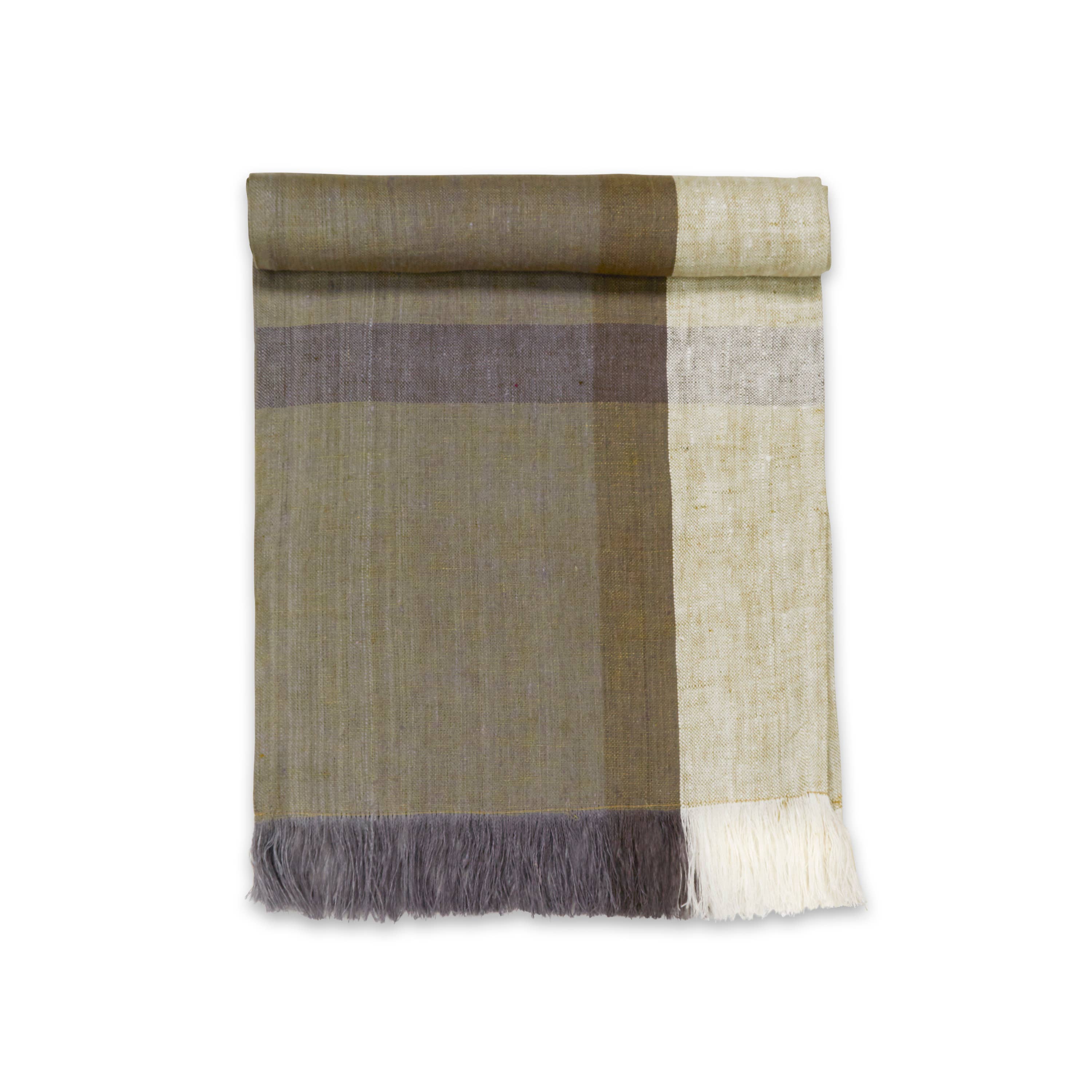 Sustainable Threads - Wholesale Table Runner - Linen Runner | Handwoven Rosemary | Fair Trade1