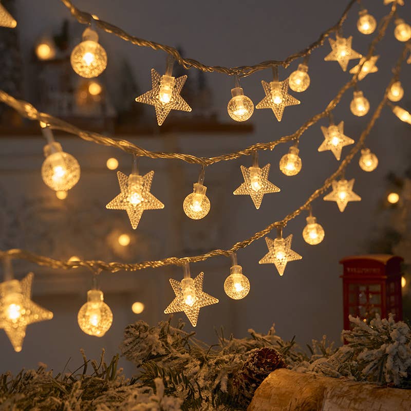 Buddha Ayurveda - Wholesale Accent/Desk Lamp - 3M Christmas Snowflake String Lights – Indoor & Outdoor1