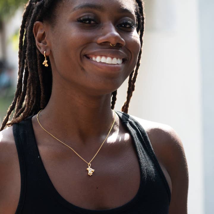 Scream Pretty - Recycled Sterling Silver Jewellery - Wholesale Pendant/Charm Necklace - Roller Skate Necklace1