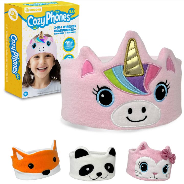 CozyPhones - Wholesale Stuffed/Plush Toy - Kids & Baby - CozyPhones Kids Headband Headphones - 4 Styles X 3 Each1