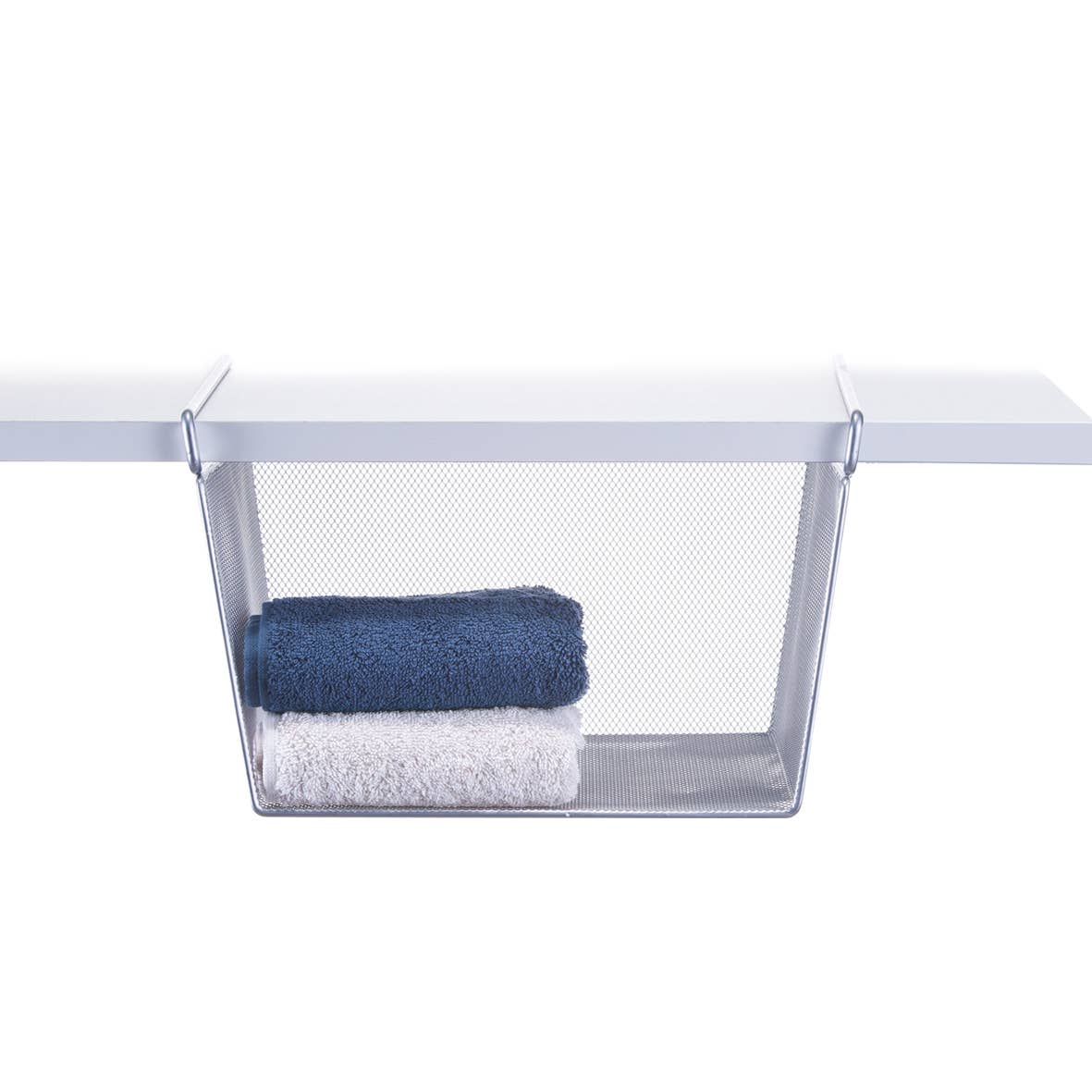 silver Sub-shelf rack, mesh for wholesale on Faire0