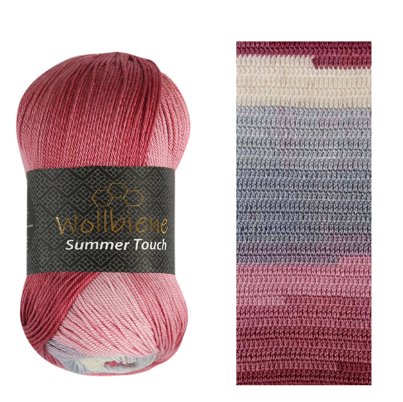 Wollbiene – Engroshandel Garn – Woolbee Summer Touch batik med farvegradient i uldgarn19