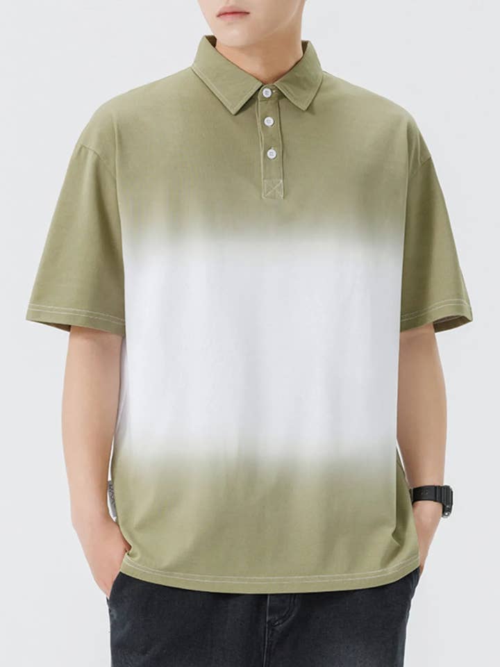 React Activewear - Wholesale Polo - Men's - Men's Plus Size Button Detail Short Sleeve Polo0