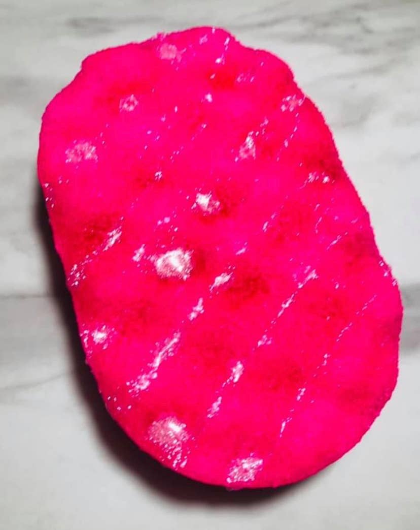 Flaming desserts - Wholesale Bath Pouf/Sponge - Soap infused sponges1