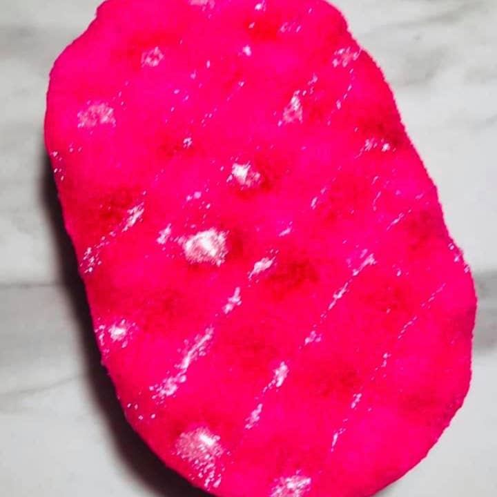 Flaming desserts - Wholesale Bath Pouf/Sponge - Soap infused sponges1