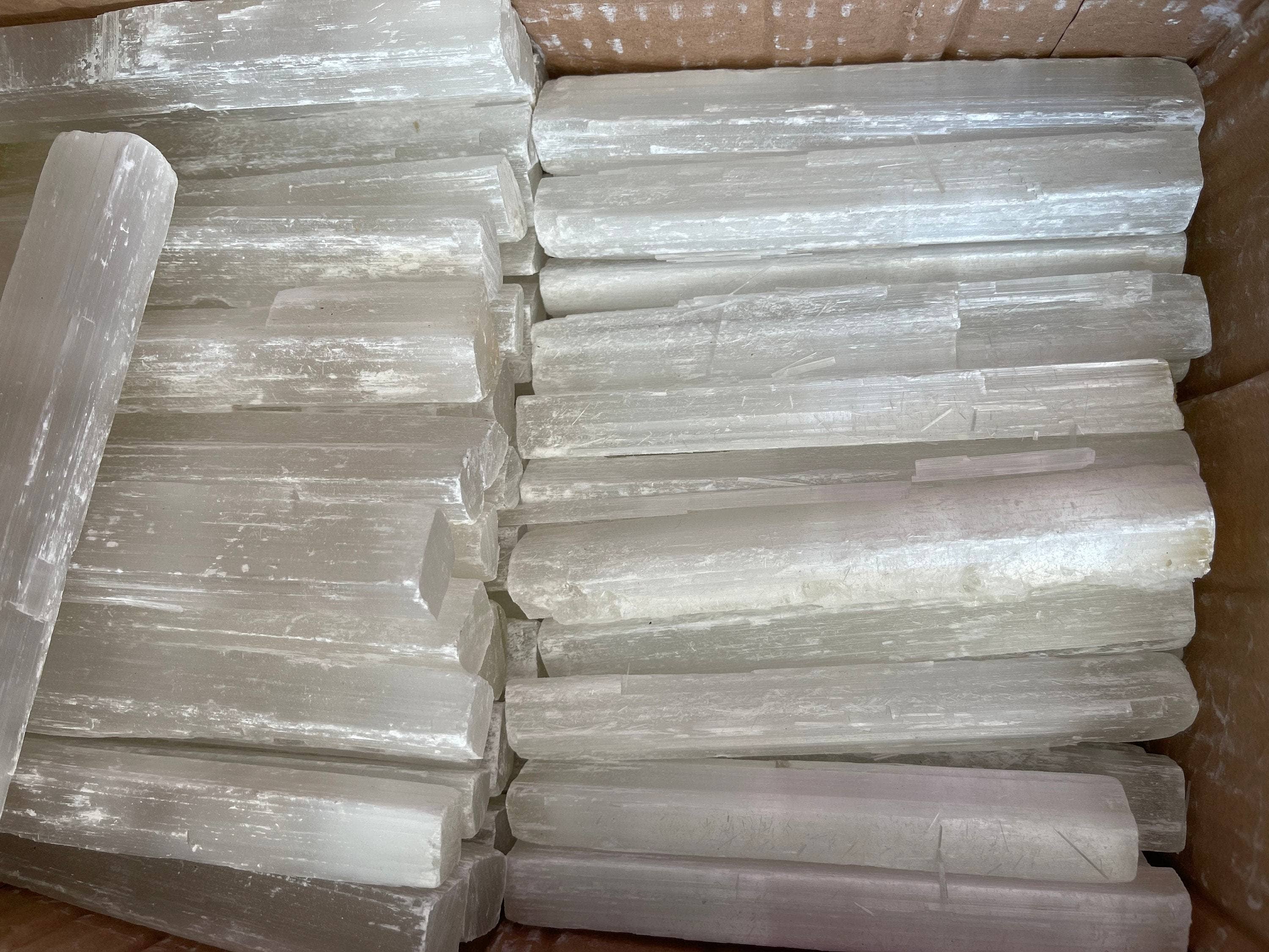 CaNatureLover - Wholesale Spiritual Stone/Crystal - 6-Inch Raw Selenite Wand4