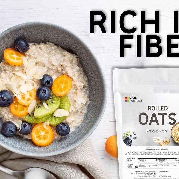 Newa Nutrition INC - Wholesale Oats - Organic Rolled Old Fashioned Oats, Kosher, Non-Gmo 4 Pack1