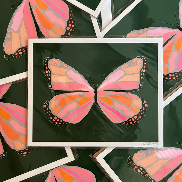 ALEX'S - Wholesale Art Print - Marais Butterfly Print1
