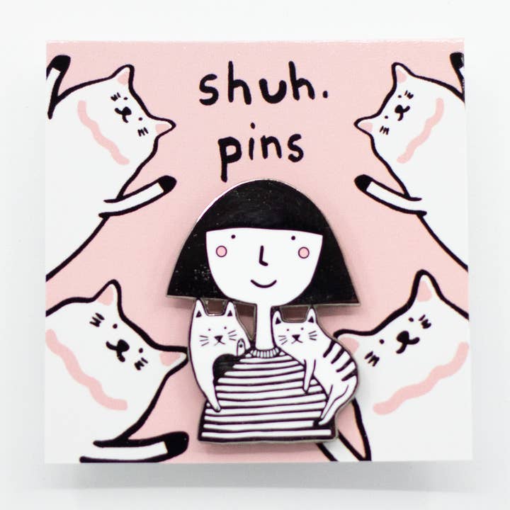 SPILLA PER DUE GATTI per la vendita all'ingrosso da parte di shuh.