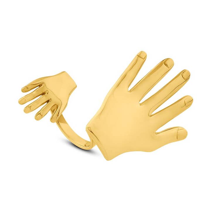 Ring Dos Manos voor wholesale door Sophie Simone Designs