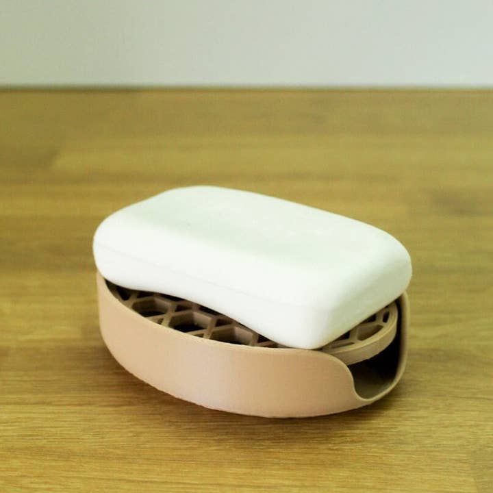 Clever Contraptions - Wholesale Bath soap dish - Soap Dish Removable Mesh Top with Minimalist Moisture Catch Basin9