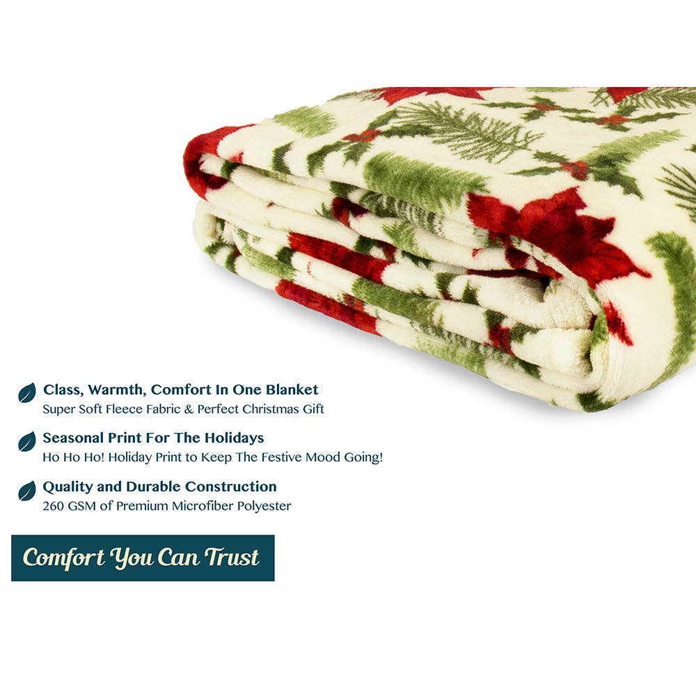 Pavilia – wholesale Prydnadsfilt – Pavilia julfleecefilt med säsongsmotiv14