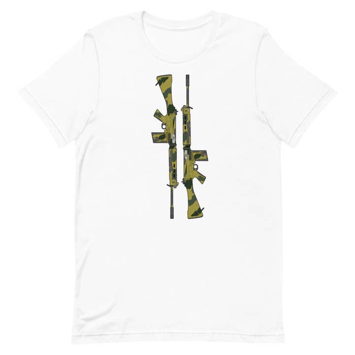 StickThisOn - Wholesale Screen Printed T-Shirt - Unisex - RHODESIAN FAL Shirt
