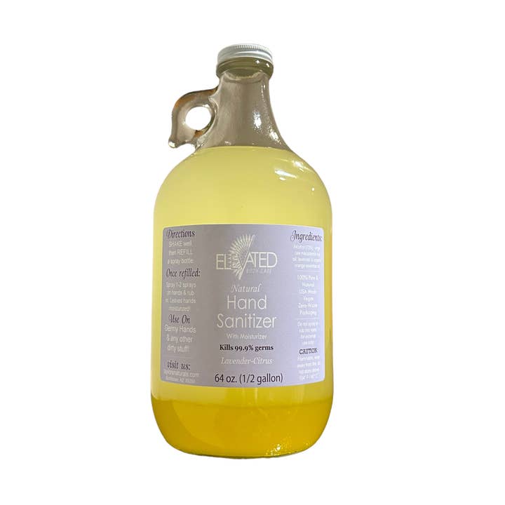 Taylor's Naturals - Wholesale Hand Sanitizer - Refill of ELEVATED - Hand Sanitizer w/ moisturizer - BULK