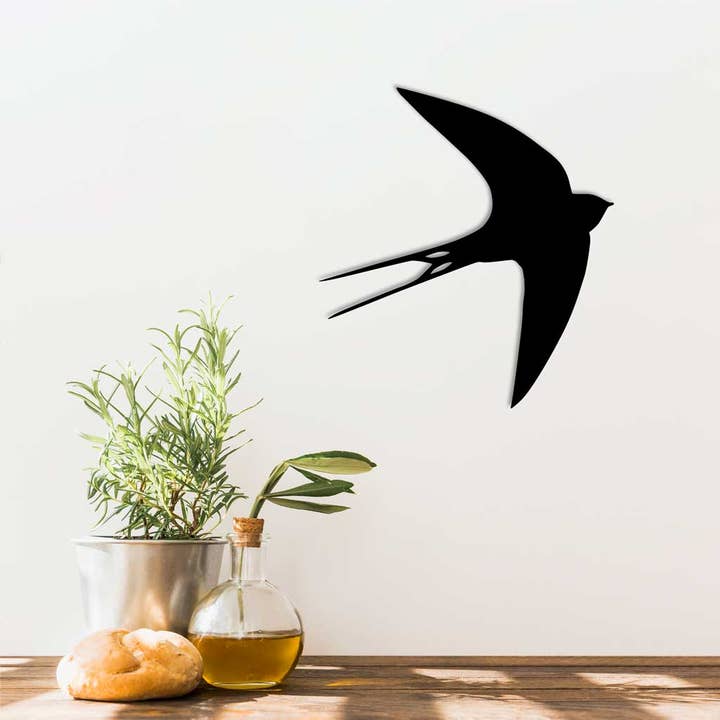 A Blackbird Sang – wholesale Wall Accent – Bird - Swallow11
