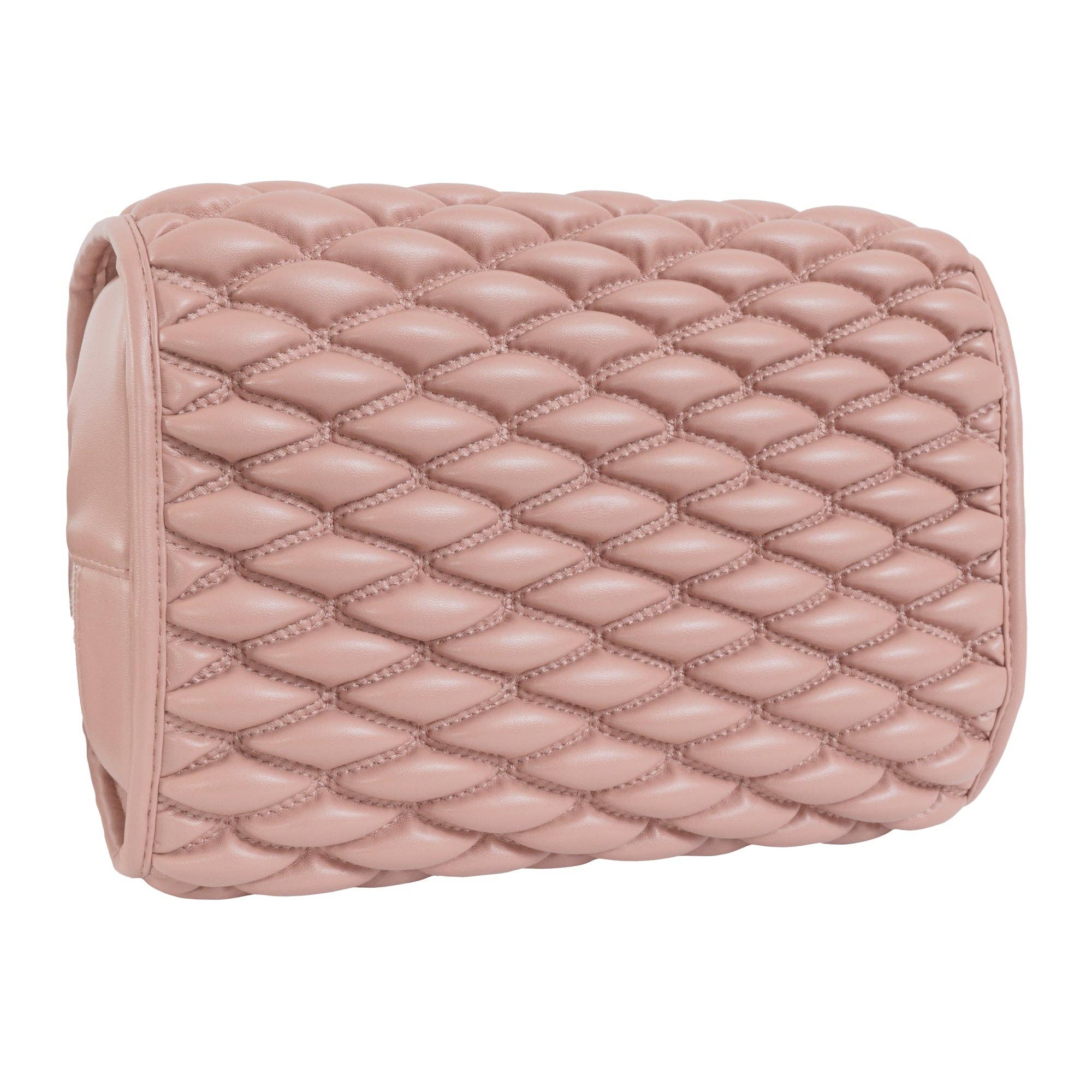 Magid - Wholesale Toiletry Bag - Women's - Joan & David The Bubble Quilted Roll Hanging Toiletry Bag5