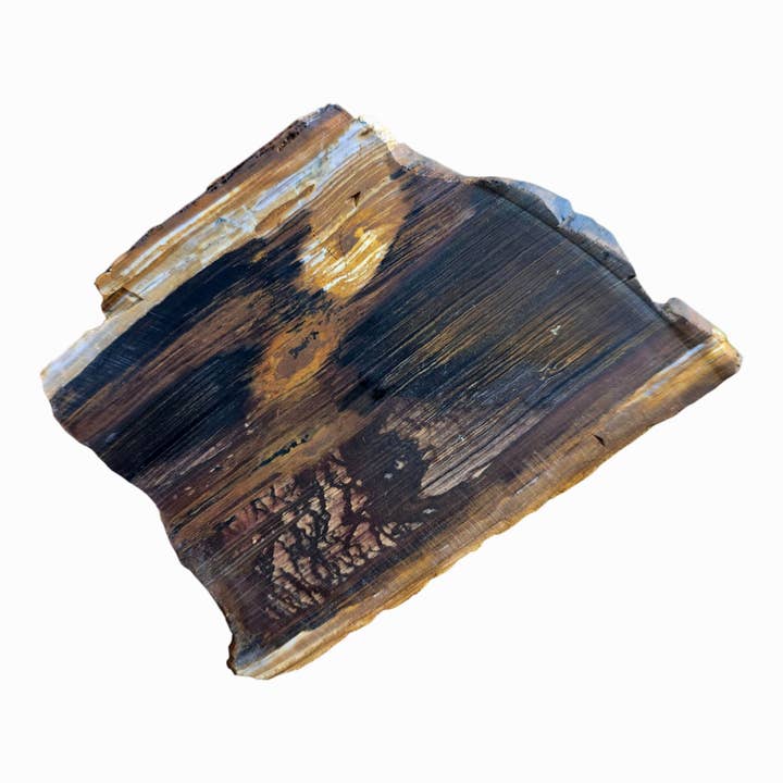 Lapidary Central - Wholesale Spiritual Stone/Crystal - Biggs Picture Jasper Slab - Coffee and Cream Lake Scene - Beers Mountain Oregon4