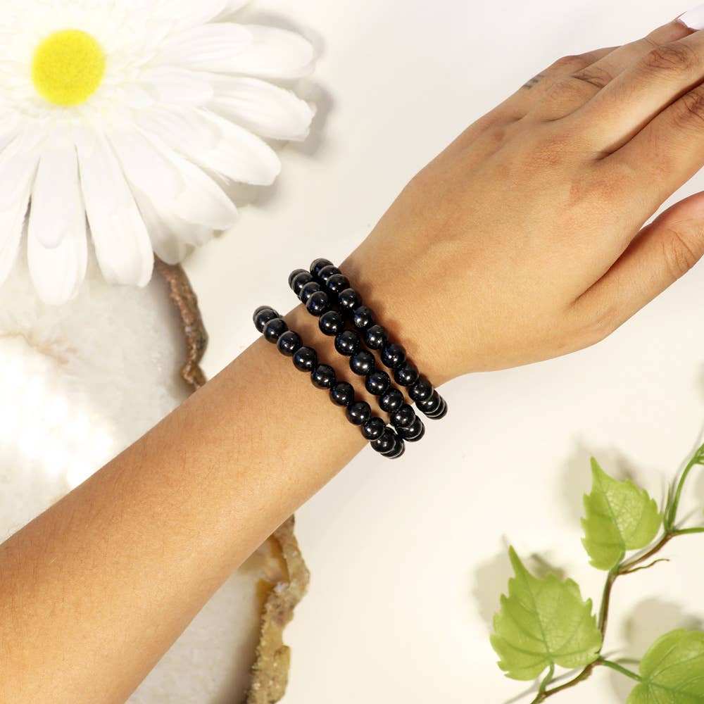 Natures Artifacts Inc - Wholesale Beaded Bracelet - Shungite Bracelet4
