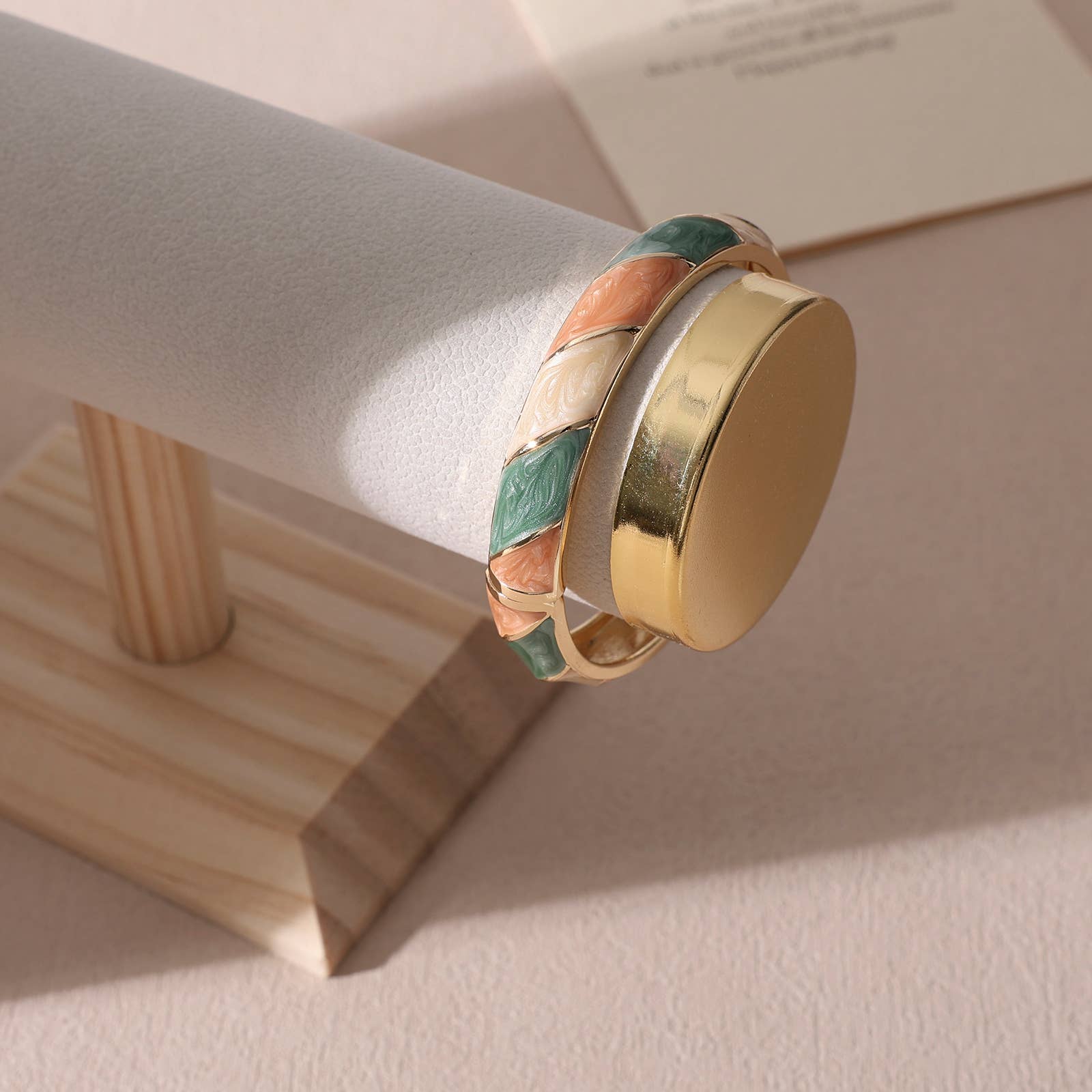 KALISTA - Vendita all'ingrosso Bracciale a polsino - Bracciale smaltato Torsa Reed6