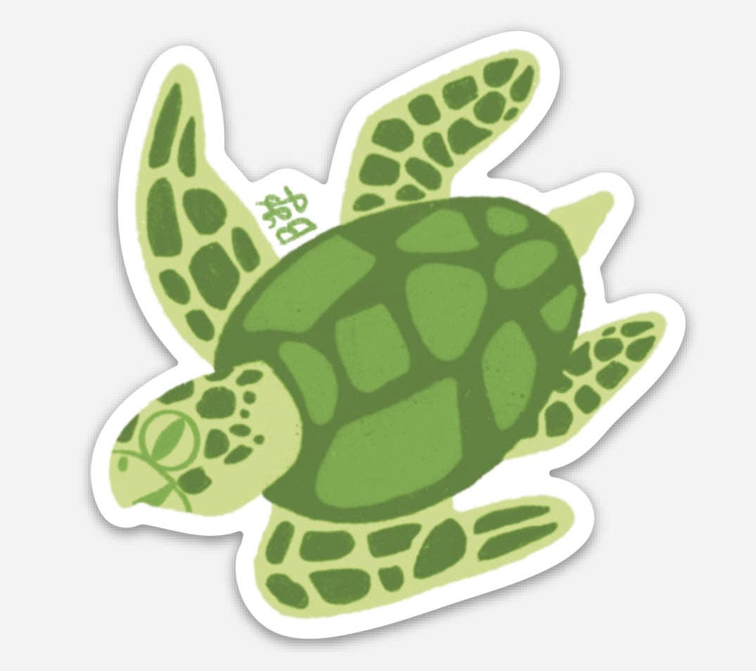 B. Miyo Art - Wholesale Sticker - Honu Stickers0