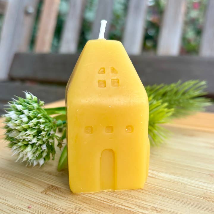 Thy Will Bee Done Apiary - Wholesale Novelty candle - House Beeswax Candle, Tiny Home Candle, Realtor Gift1