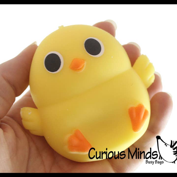 Curious Minds Toys – wholesale Squishy toy – Kids & Baby – 1 Easter Themed Creamy Doh Filled Squeeze Stress Balls - Chi11