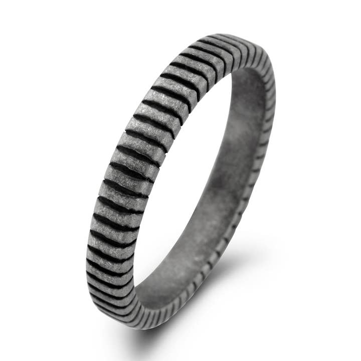 Industrial Stainless Steel Men’s Ring for wholesale by Frank 1967