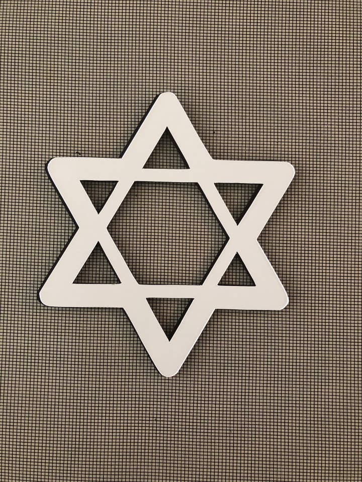 DCentral® Star of David Flexible Safety Screen Magnets for wholesale by DCentral Magnetics