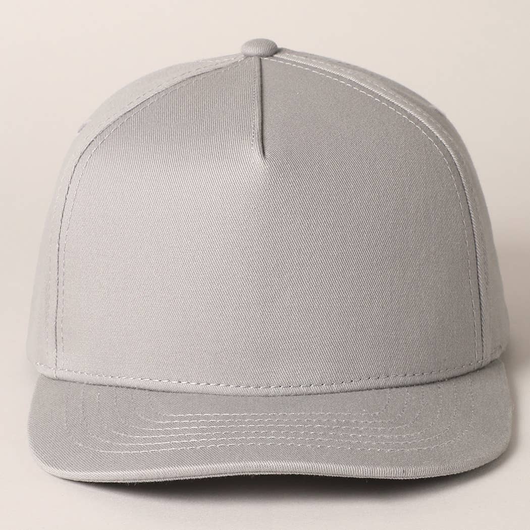 Fashion City - Wholesale Baseball Cap - Unisex - Solid Colored Cotton 5 Panel Baseball Cap16