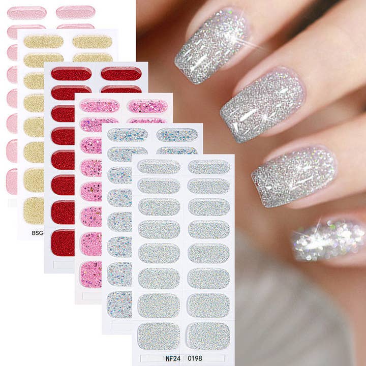 Zhengxiang Autocollants pour Ongles en Gel Semi-Curés à l'Oignon Pur Flash UV Gel Nail Art pour la vente par ShieldChic