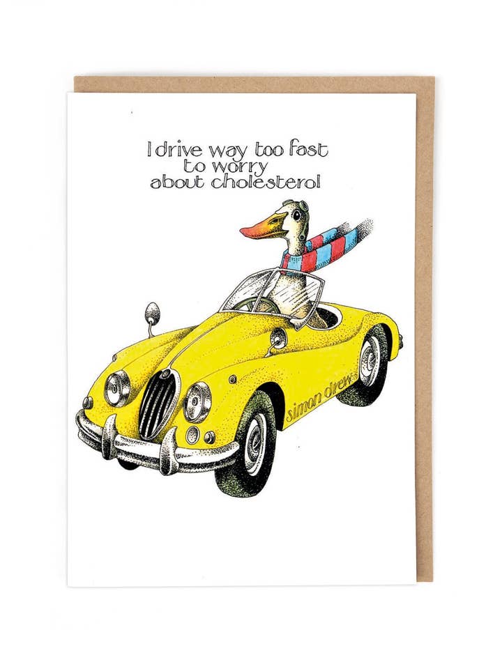 CHOLESTEROL for wholesale by Cath Tate Cards