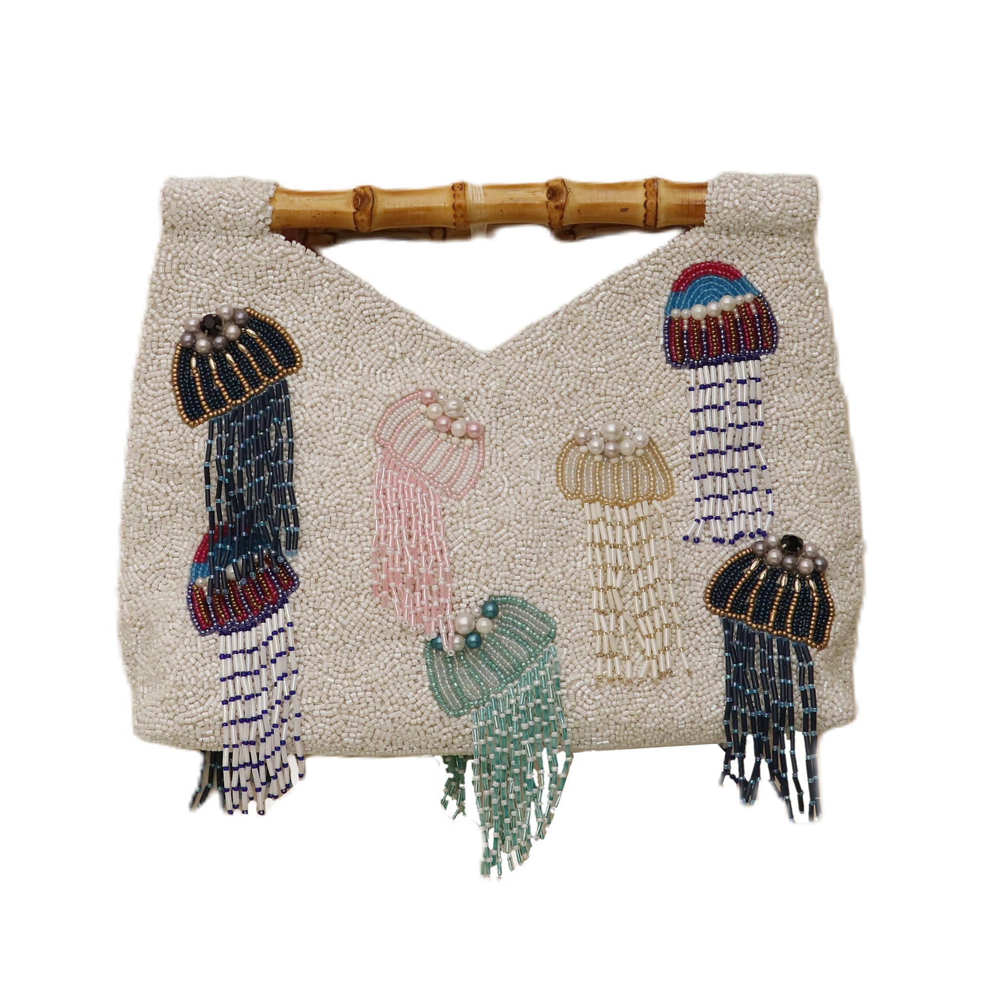 Tiana Designs - Wholesale Top Handle Bag - Women's - COBH 1843 -Ivory/Multi0