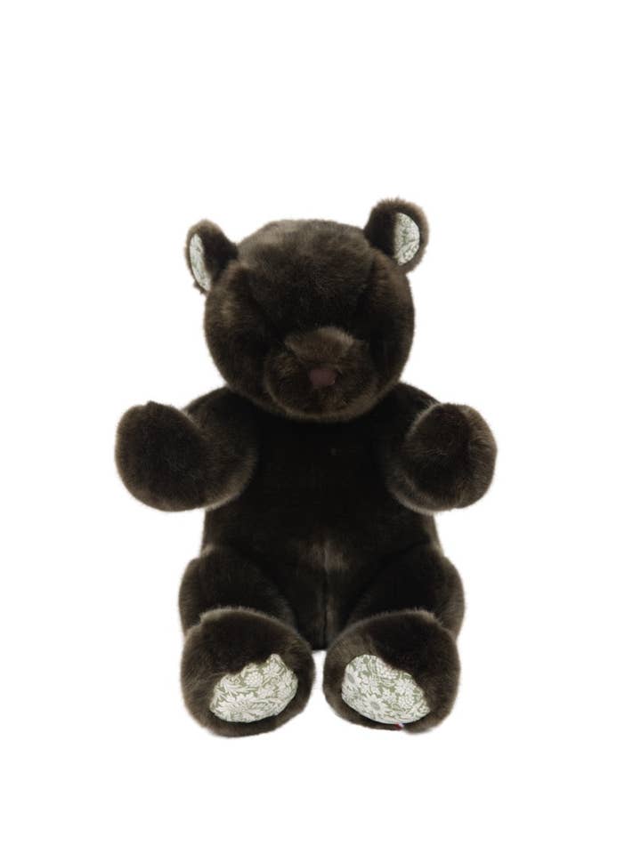 Robert the Bear | Khaki | Green Garden Liberty for wholesale by pamplemousse peluches