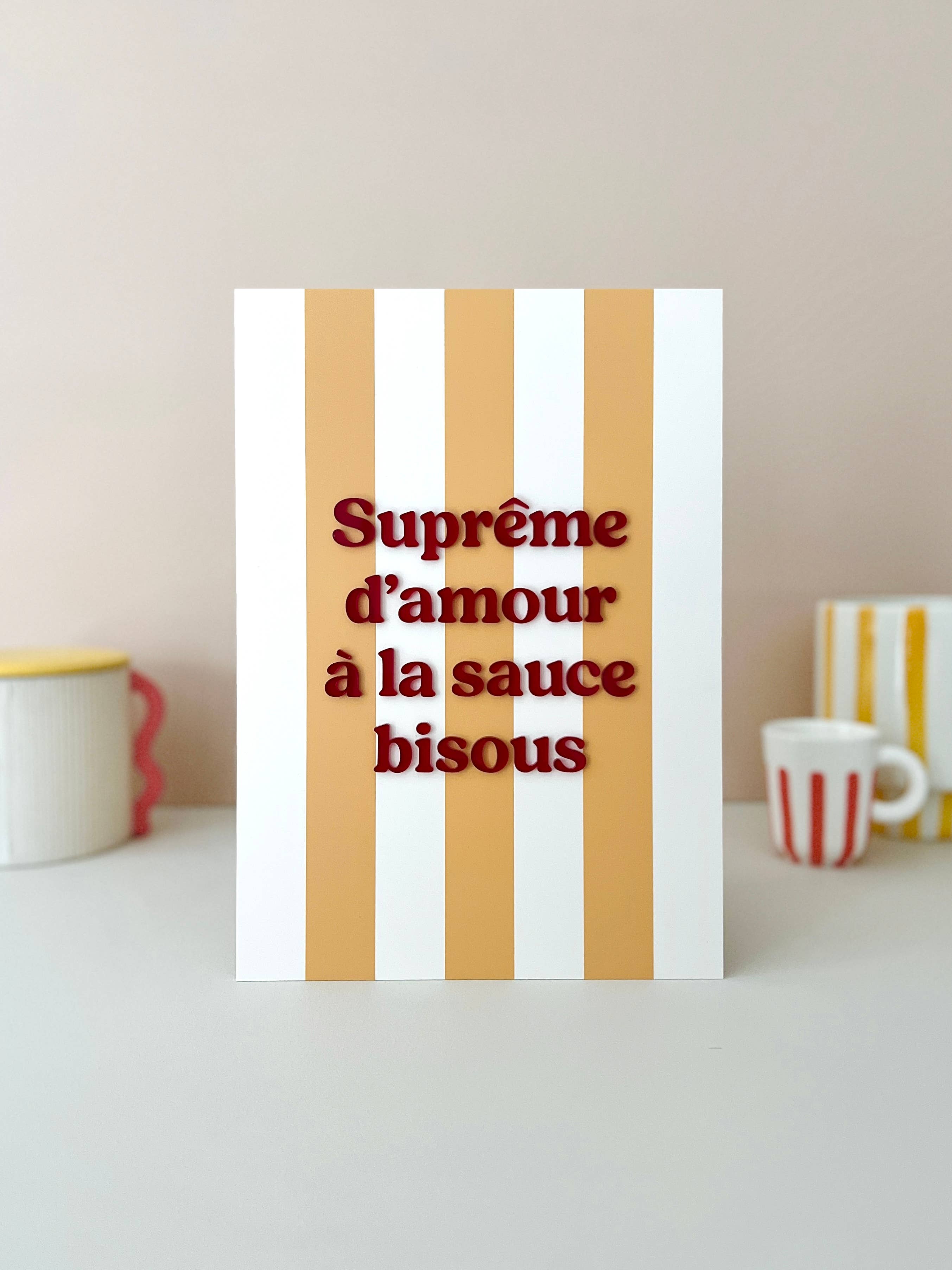 Print Your Love - Wholesale Retailer Shelf Talker - Supreme Love Poster with Kisses Sauce0