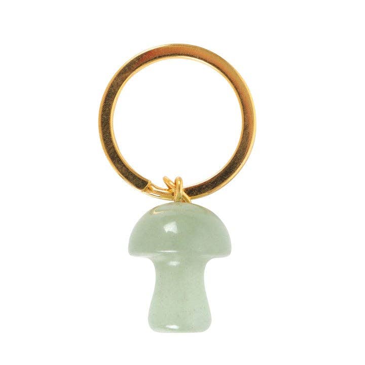 Something Different Wholesale - Wholesale Keychain - Unisex - Aventurine Crystal Mushroom Keyring3