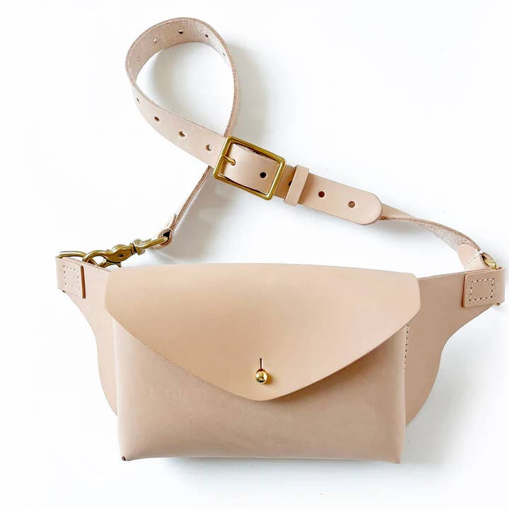 Leren riem tas voor wholesale door Celina Mancurti, LLC