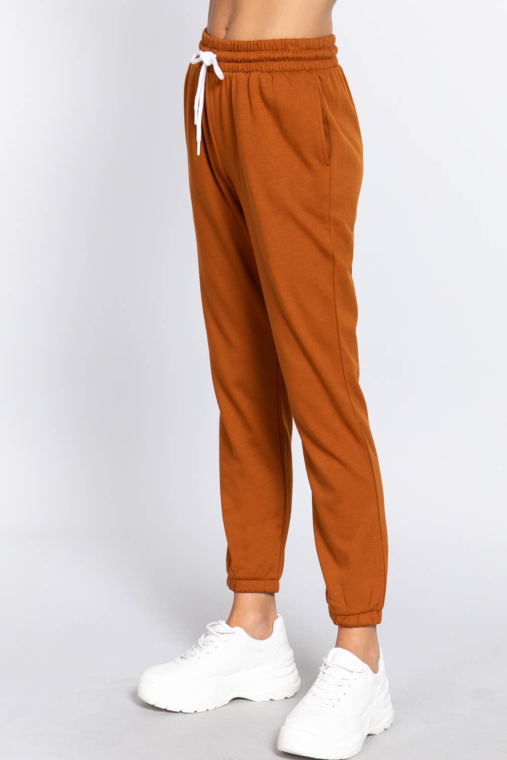 Active Basic | Active USA - Wholesale Athletic Sweatpants/Joggers - Women's - French Terry Fleece Long Jogger Pants2