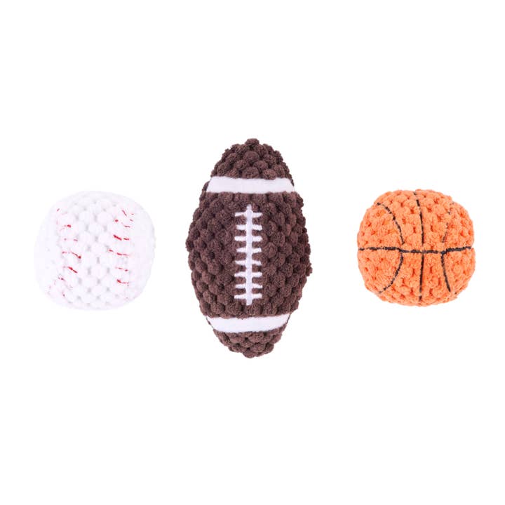 Miniz 3-Pack - SportsBallz for wholesale by ZippyPaws