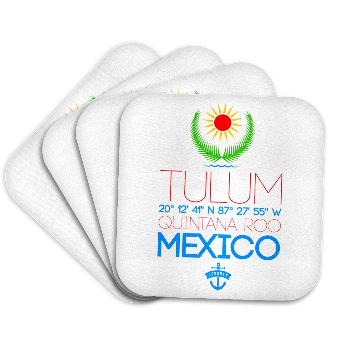 3dRose - Wholesale Coasters - 3dRose, Tulum, Quintana Roo, Mexico, beautiful summer travel gift, Coaster7