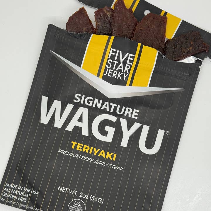 Five Star - Wholesale Jerky - Five Star Signature Wagyu Beef Jerky - 20ct Starter Pack8